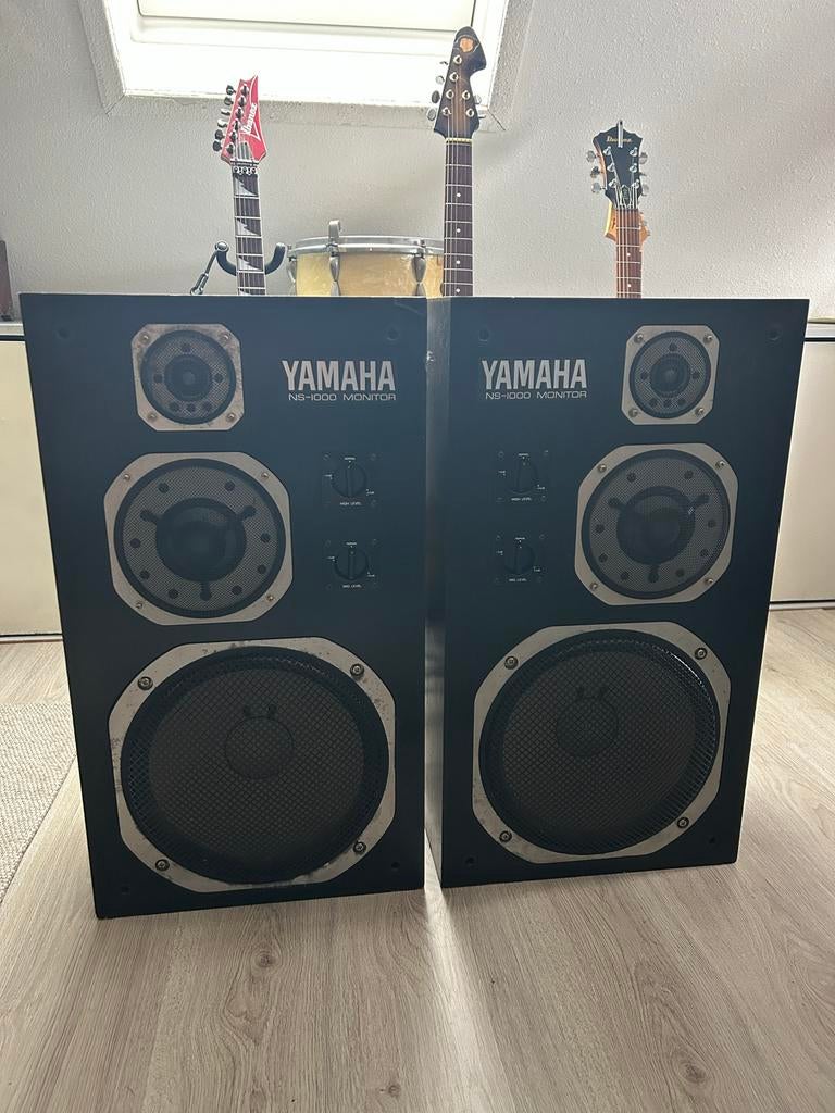 Yamaha NS1000M speakers, matched paar, Yamaha Japan, Gebruikt, 60 tot 120 watt, Yamaha