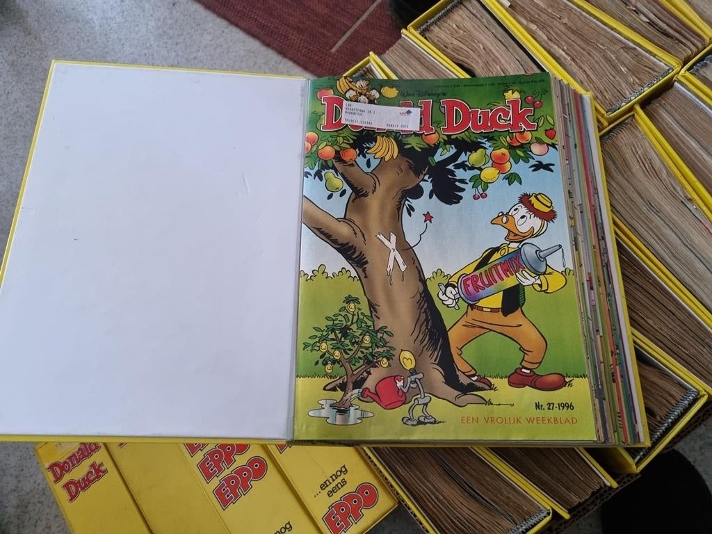 10 jaargangen donald duck 87-97, Complete serie of reeks, Ophalen, Gelezen