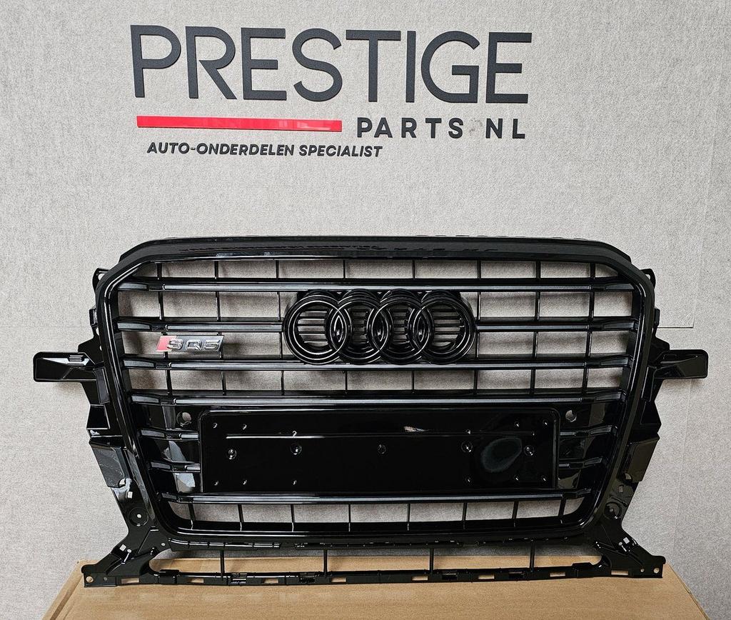 Grill Audi Q5 SQ5 8R Facelift Grille HOOGLANS ZWART bj.2012-, -, Nieuw, Ophalen of Verzenden, -