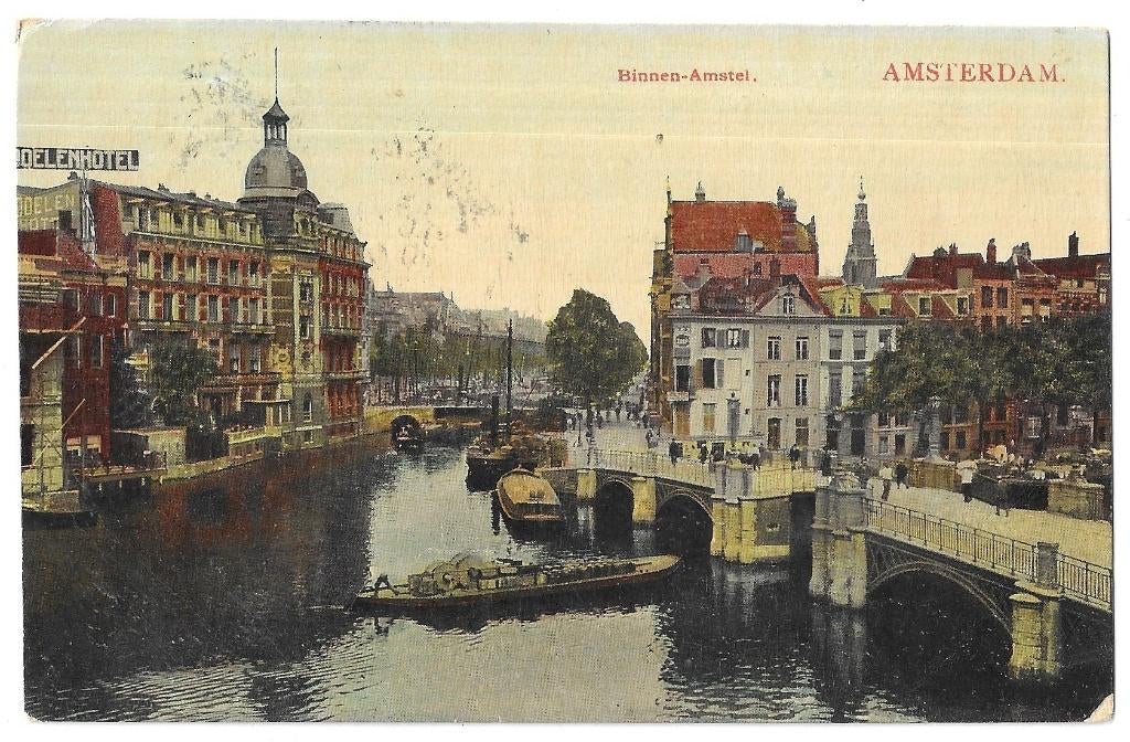 AK Amsterdam - Binnen-Amstel, Verzenden, Voor 1920, Gelopen, Noord-Holland