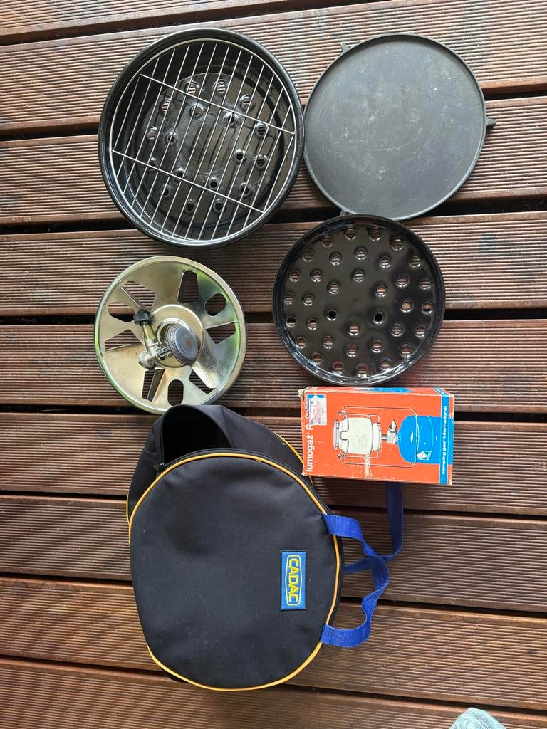 Cadac campinggas barbecue en lamp, Ophalen, Gebruikt