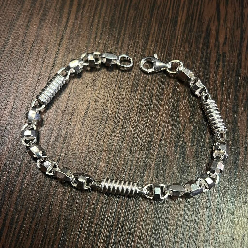 Zilveren armband prachtig schakel massief Monte Carlo, Ophalen of Verzenden, Nieuw, Goud