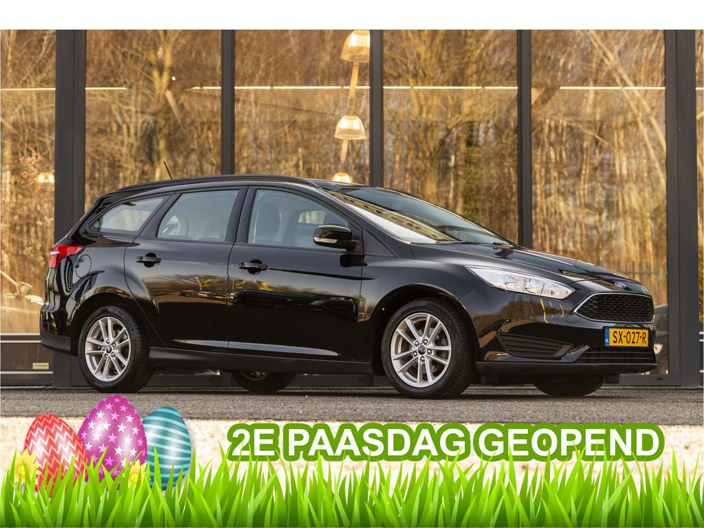 Ford FOCUS Wagon 1.0 Trend (bj 2018, automaat), Gebruikt, Euro 6, Zwart, Onderhoudsboekje