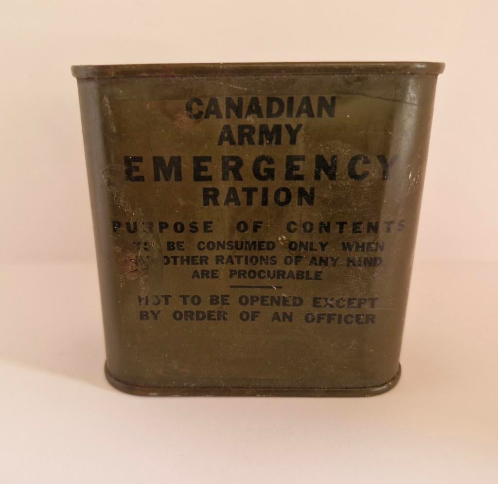 ww2 Canadese Canada rantsoen Canadian Canadees, Ophalen of Verzenden, Landmacht, Engeland, Overige typen