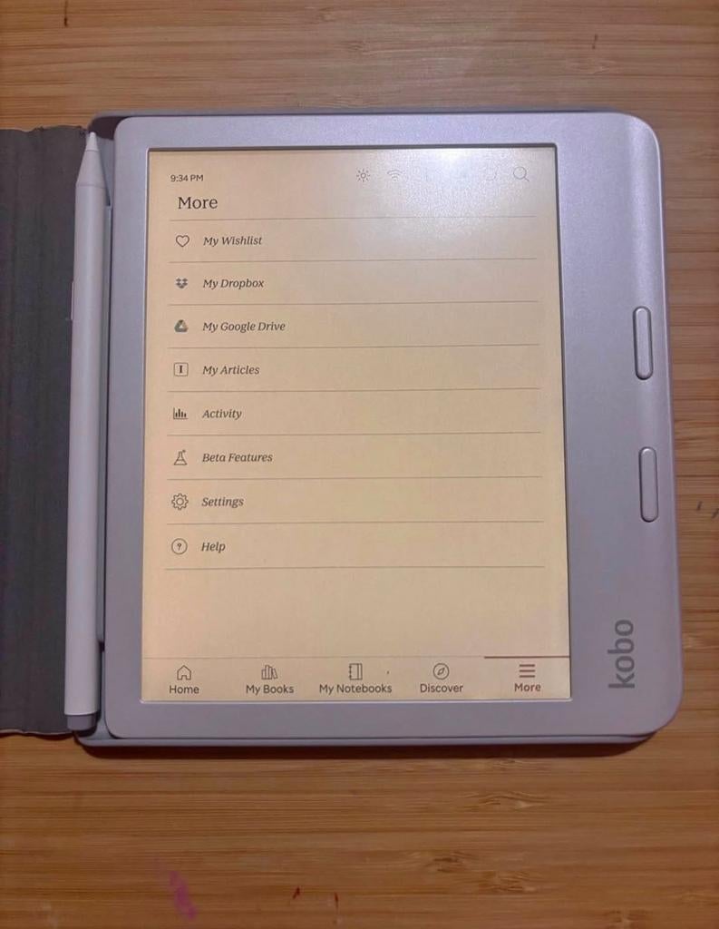 Kobo e-reader Libra Colour, Touchscreen, Kobo, Ophalen of Verzenden, Zo goed als nieuw