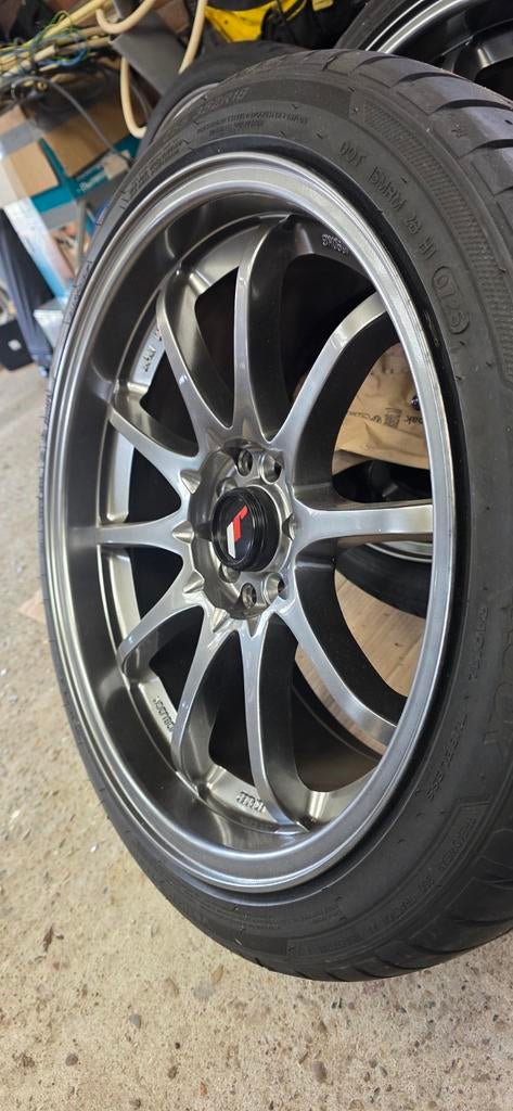 JR5 velgen 5x114,3 / 5x100 18x9,5 NIEUW, Ophalen, 255 mm, Banden en Velgen, Nieuw