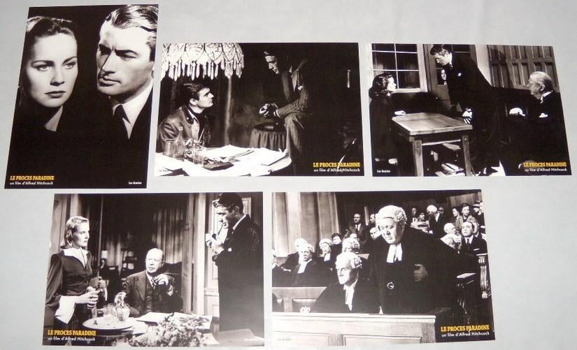 THE   PARADINE   CASE      filmfotoset., Verzenden, Nieuw, A4 of kleiner, Film en Tv