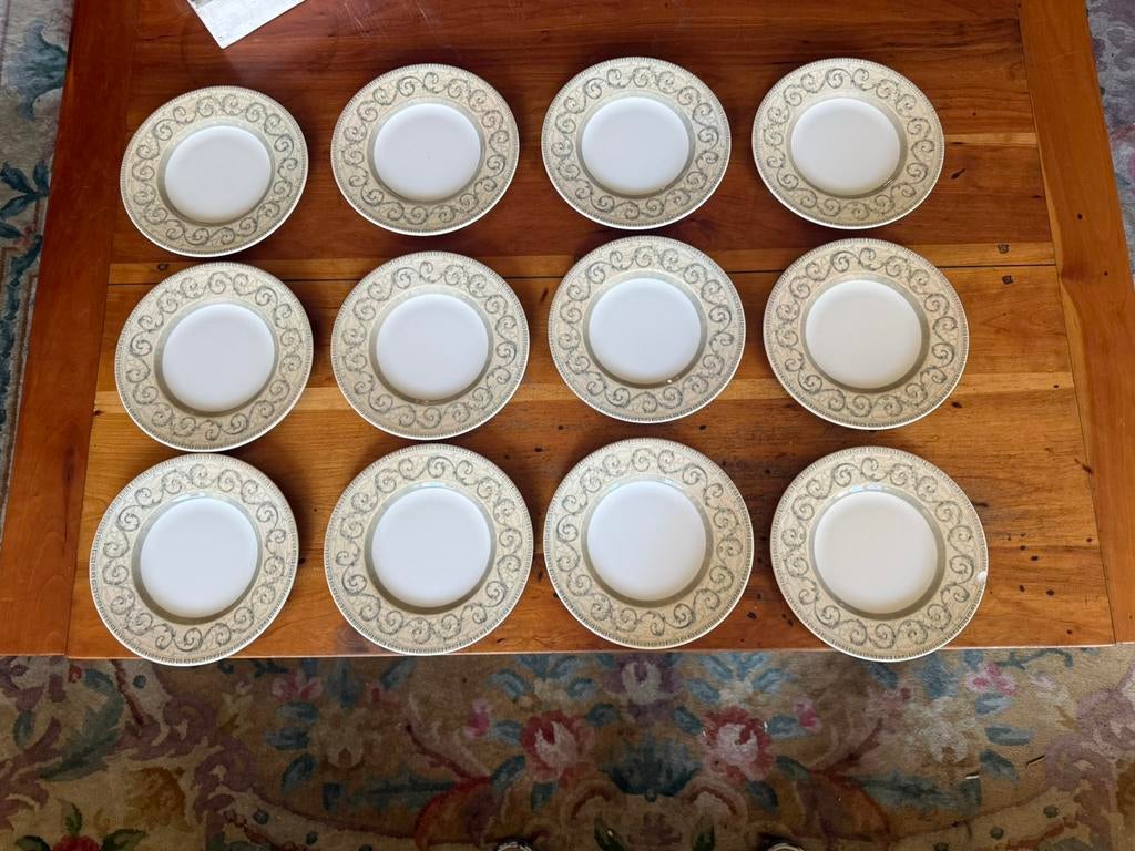 Prachtige set gebaksbordjes Johnson Bros, Antiek en Kunst, Antiek | Servies los, Ophalen of Verzenden