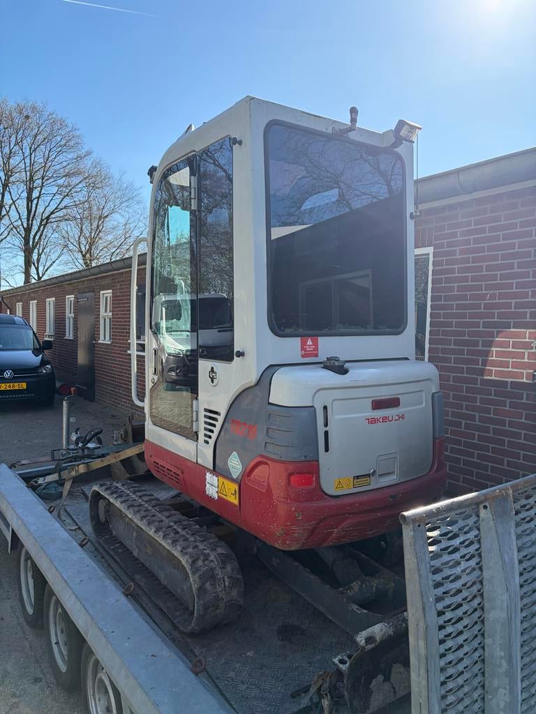 Takeuchi TB219 Minigraafmachine 2017, Ophalen