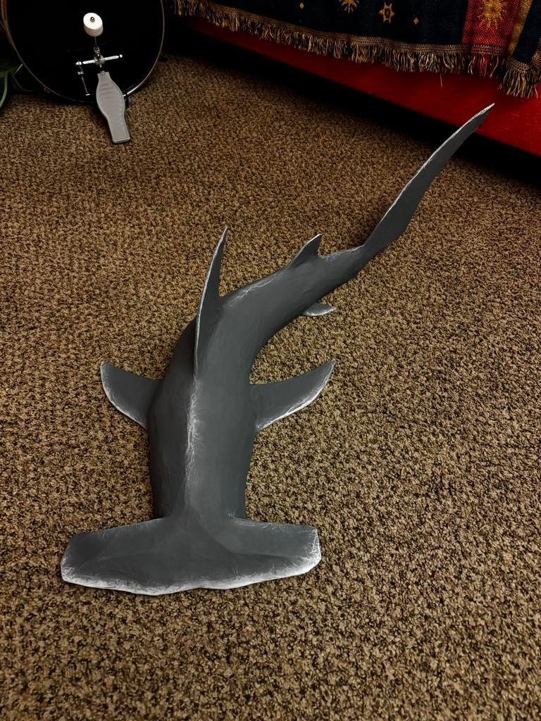 Papier-maché hamerhaai op aanvraag, Ophalen of Verzenden, Nieuw, Overige soorten, Beeldje of Figuurtje