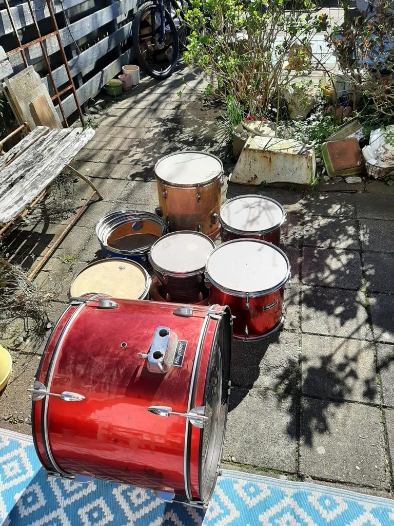 Bassdrum en toms, Ophalen, Zo goed als nieuw, Overige merken