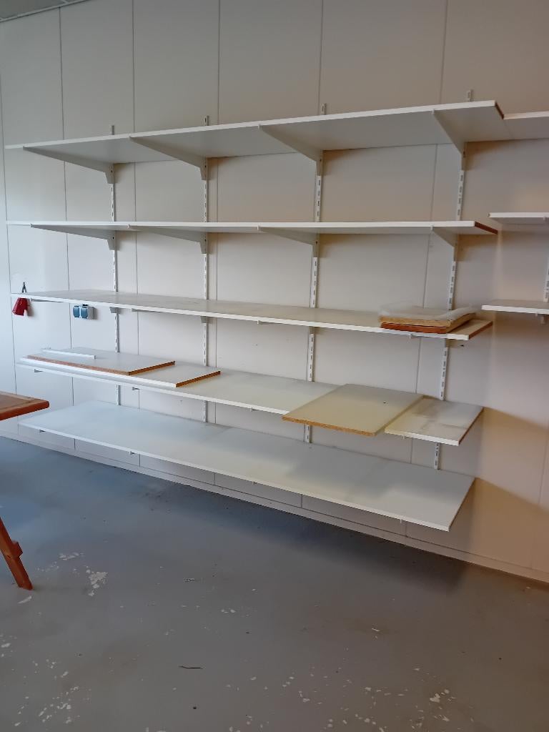 plankdragers + rail + legborden, Ophalen, Zo goed als nieuw, 250 mm of meer, Overige typen