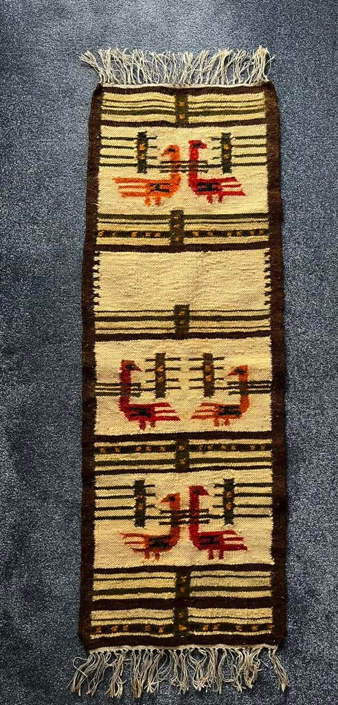 Vintage Poolse kelim wandkleed, Ophalen of Verzenden