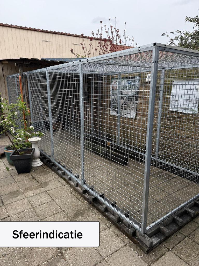 Papegaaienkooi Gegalvaniseerd, Dieren en Toebehoren, Vogels | Hokken en Kooien, Ophalen of Verzenden, Nieuw, Metaal, Vogelkooi