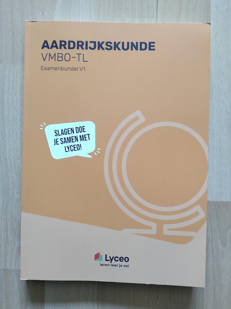 Examenbundel Aardrijkskunde VMBO-TL 2026, Boeken, VMBO, Lyceo, Nieuw, Ophalen of Verzenden