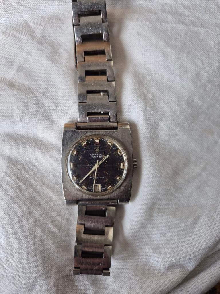 Certina Argonaut 220 Automaat - Vintage jaren '70, Sieraden, Tassen en Uiterlijk, Horloges | Heren, Overige merken, Staal, Gebruikt