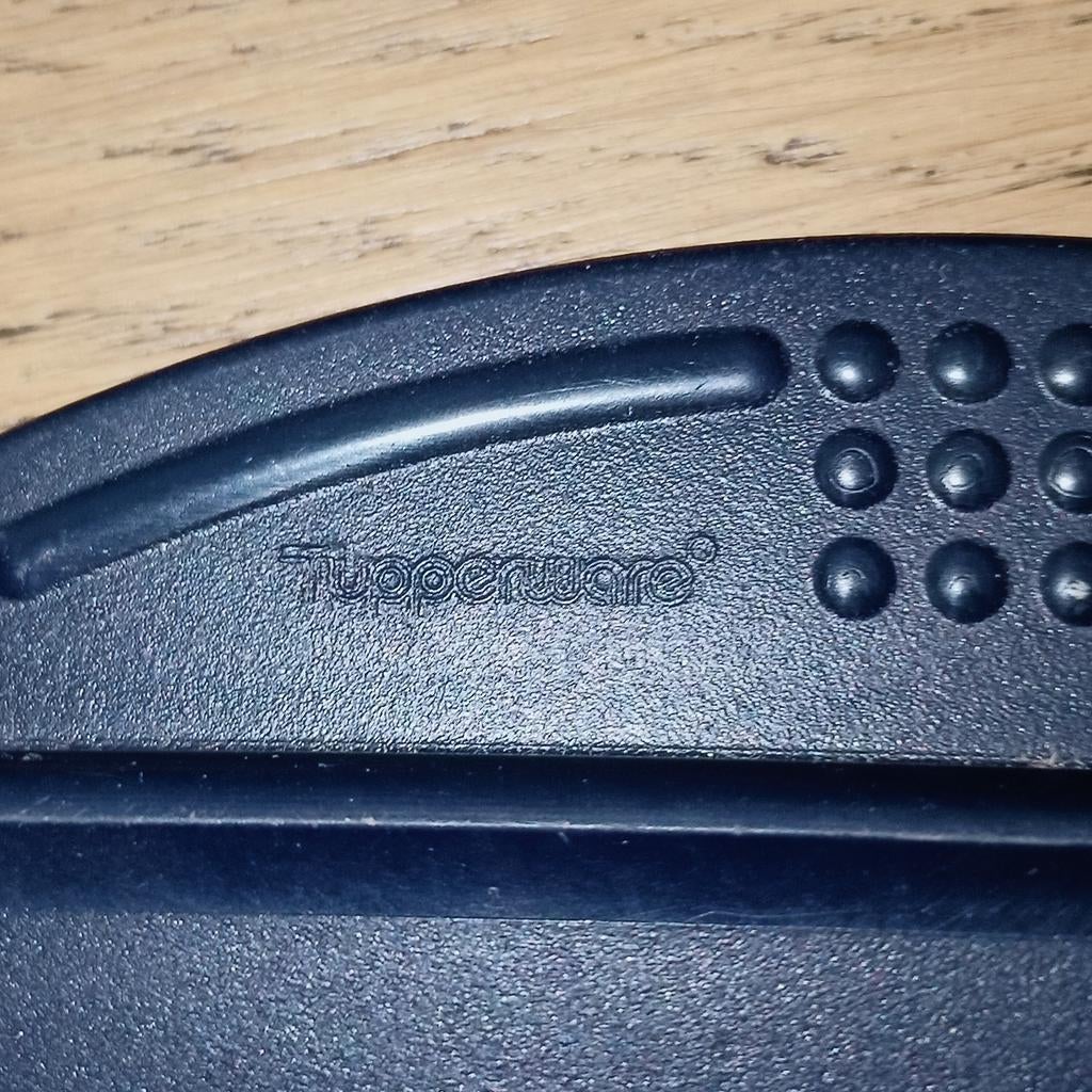 stapel 3 vleeswaren doos. Donkerblauwe deksels., Ophalen of Verzenden, Gebruikt, Blauw, Overige typen