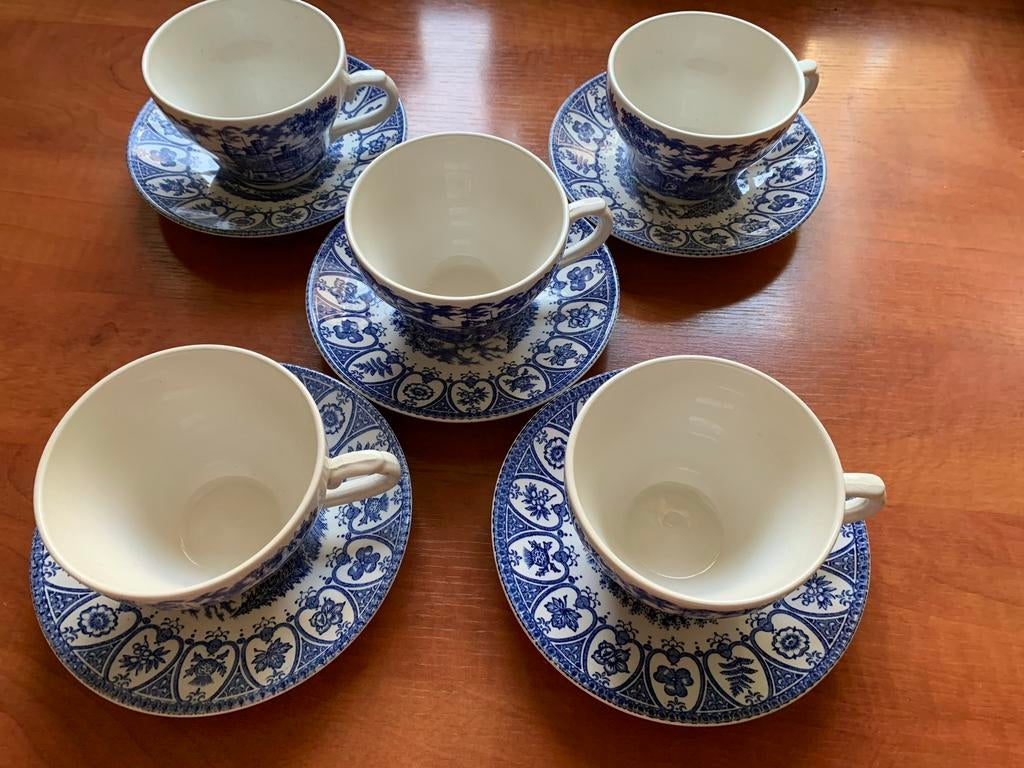 Unieke Engelse kop en schotel uit 1977‼️, Ophalen of Verzenden