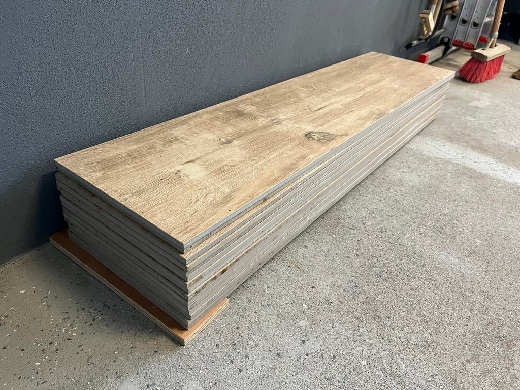 15 stuks tegels Cava Beige 30*120cm, Doe-het-zelf en Verbouw, Tegels, 60 cm of meer, Keramiek, Nieuw, Ophalen of Verzenden