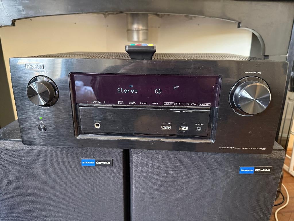 Denon AVR-X2100W AV Receiver – 7.2 – WiFi/Bluetooth, Overige systemen, Denon, Ophalen of Verzenden, Zo goed als nieuw