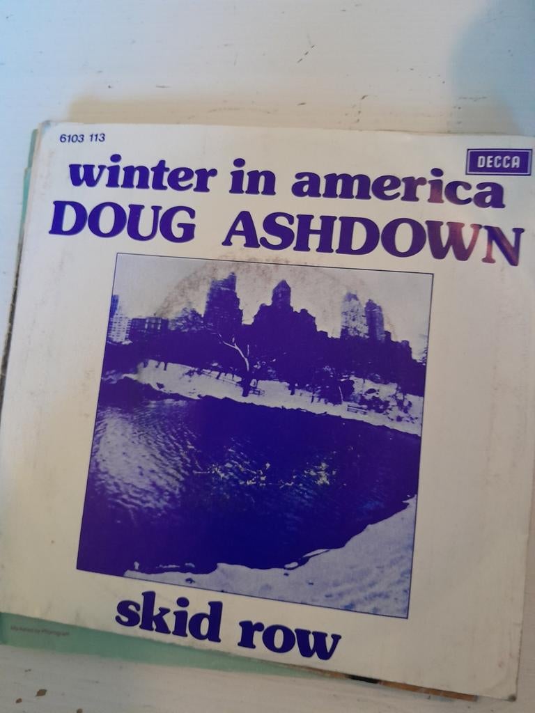 Doug ashdown 7 inch winter in america, Ophalen of Verzenden, Zo goed als nieuw, Pop