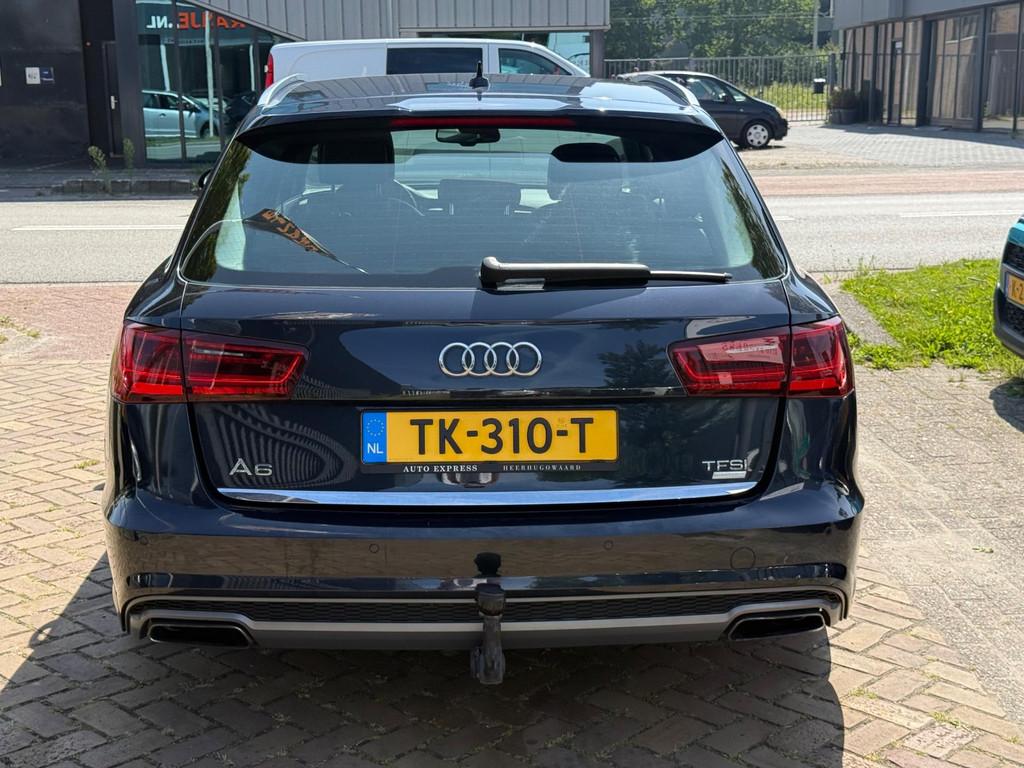 Audi A6 Avant 1.8 TFSI ultra Advance Sport S Line/Pdc/Naviga, Euro 6, Blauw, Leder en Stof, Origineel Nederlands