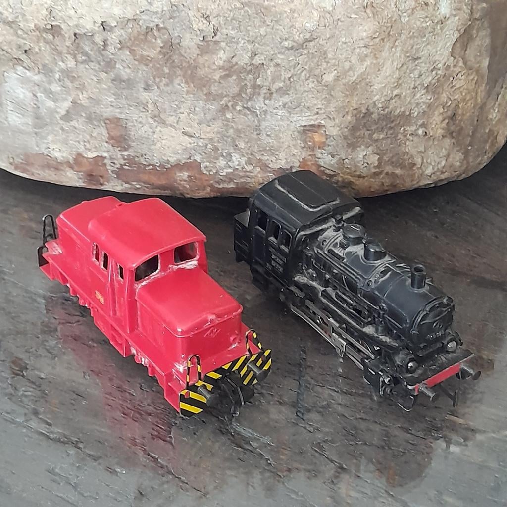 2 x locomotief, Overige merken, Gebruikt, Locomotief, Gelijkstroom of Wisselstroom