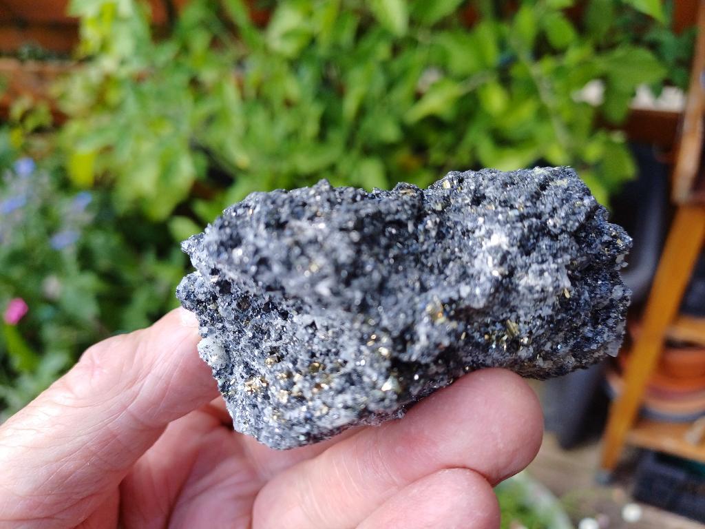 D3-3 Pikzwarte Sfaleriet Madan Bulgarije #collectie #verzam, Ophalen of Verzenden, Mineraal