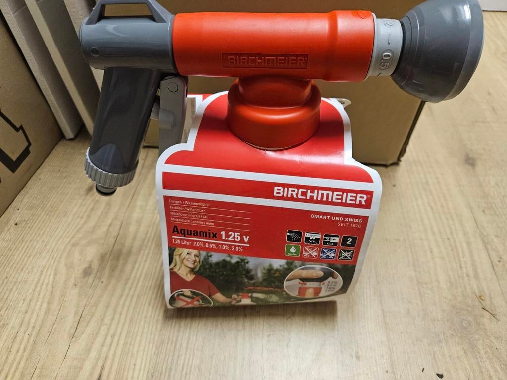 Birchmeier Aquamix 1.25 v Handsproeier - Nieuw, Ophalen of Verzenden, Nieuw, Handsproeier