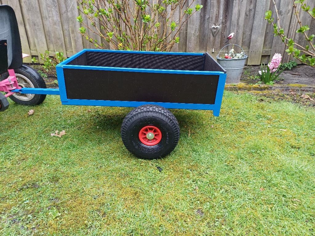 skelter aanhangertje, Ophalen, Gebruikt, Mammoet