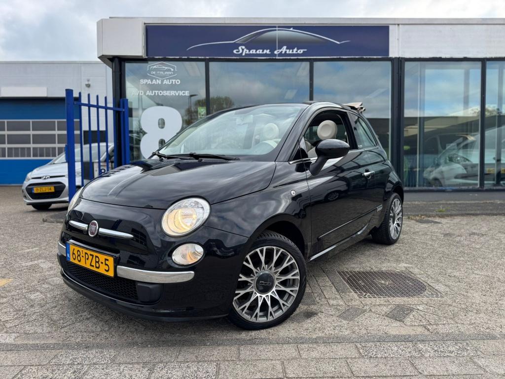 Fiat 500C 0.9 TwinAir l Cabrio l Airco l Mokka (bj 2011), 86 pk, Gebruikt, 31 €/maand, Cabriolet
