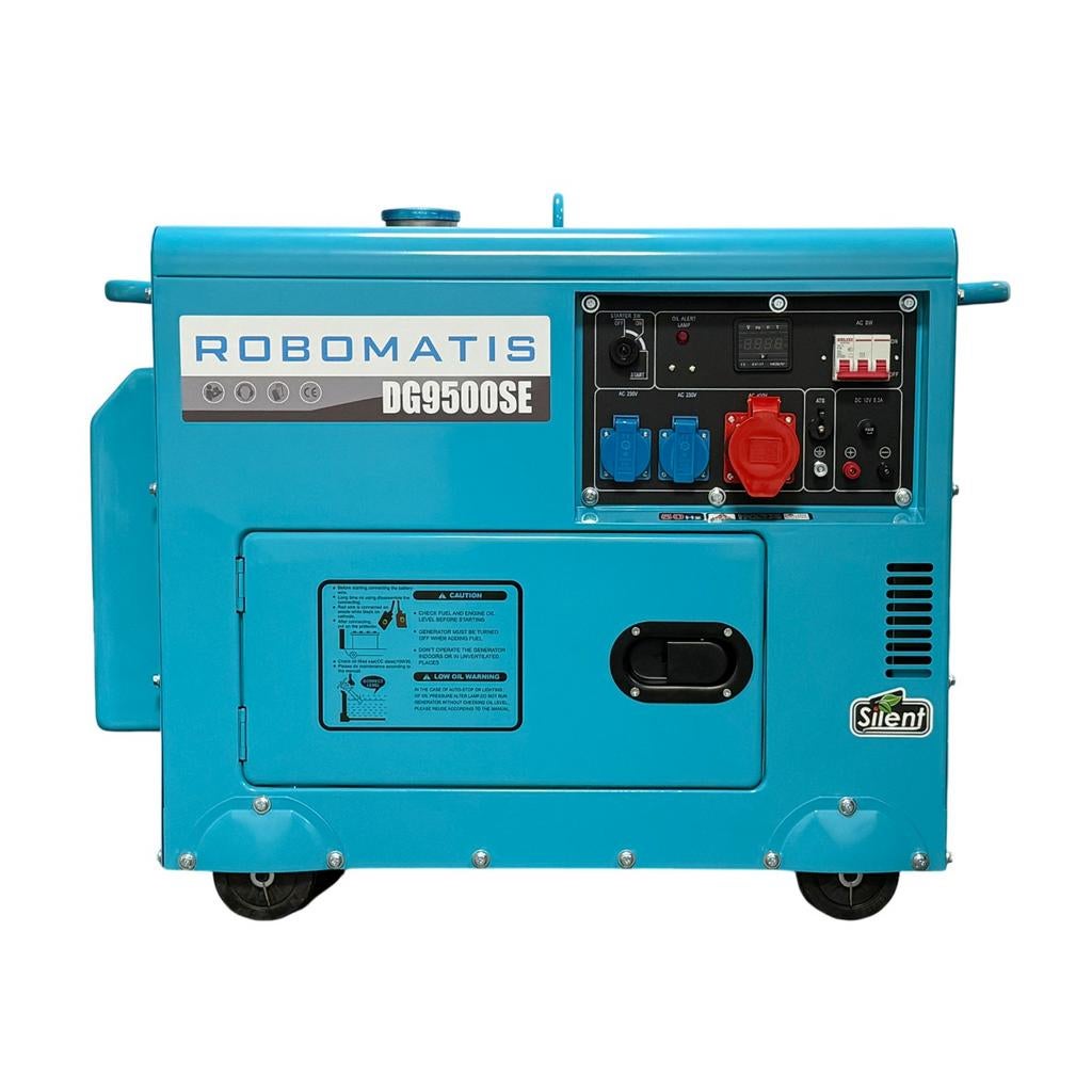 Aggregaat/generator Diesel 7000w nieuw 24mnd Garantie, Dieselolie, Geluidgedempt, Nieuw, Ophalen of Verzenden