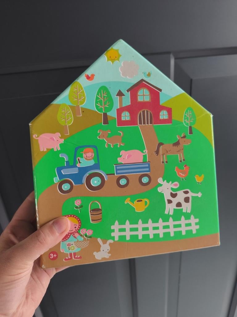 Boerderij puzzel HEMA, Ophalen of Verzenden, 10 tot 50 stukjes, 2 tot 4 jaar