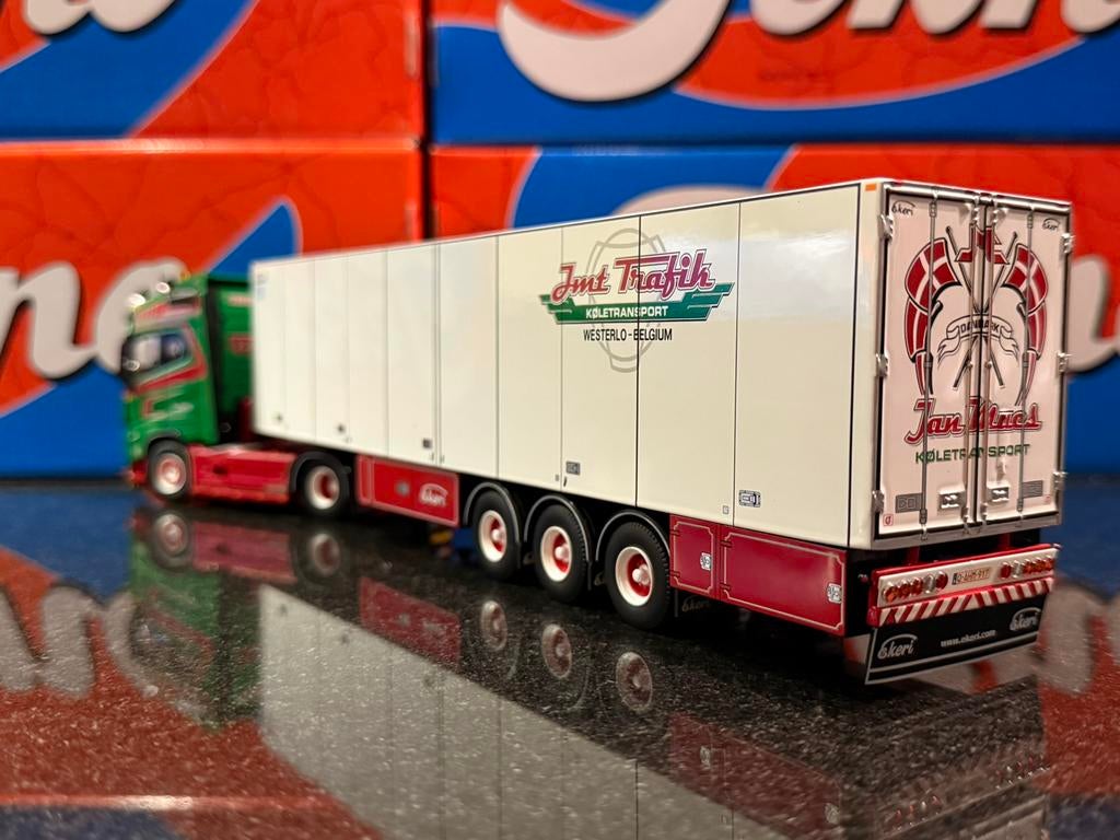 Tekno - Volvo JMT Trafik (Mues), Hobby en Vrije tijd, Modelauto's | 1:50, Ophalen of Verzenden, Zo goed als nieuw, Bus of Vrachtwagen