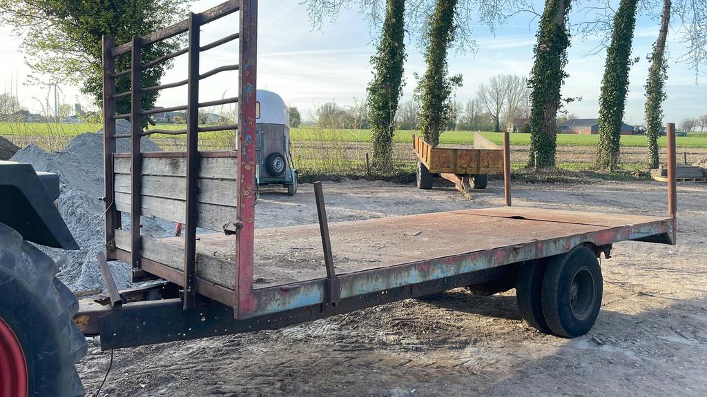 Platte lage balenwagen, Ophalen of Verzenden, Grondbewerking