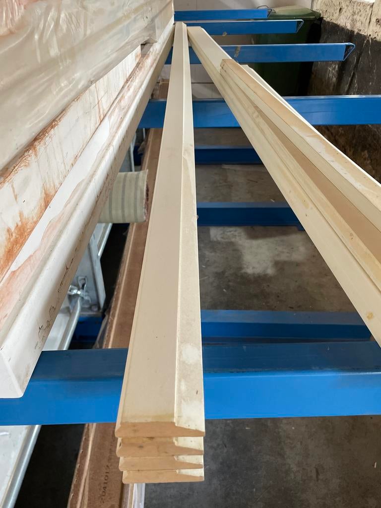 Architraaf MDF - Diverse lengtes en profielen, Doe-het-zelf en Verbouw, Ophalen, Gebruikt, Lijsten, Mdf