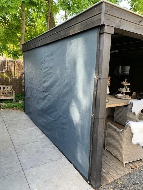 Veranda schaduwdoek gaasdoek, winddoek, zondoek, Ophalen, Overige materialen, Nieuw, 200 cm of meer