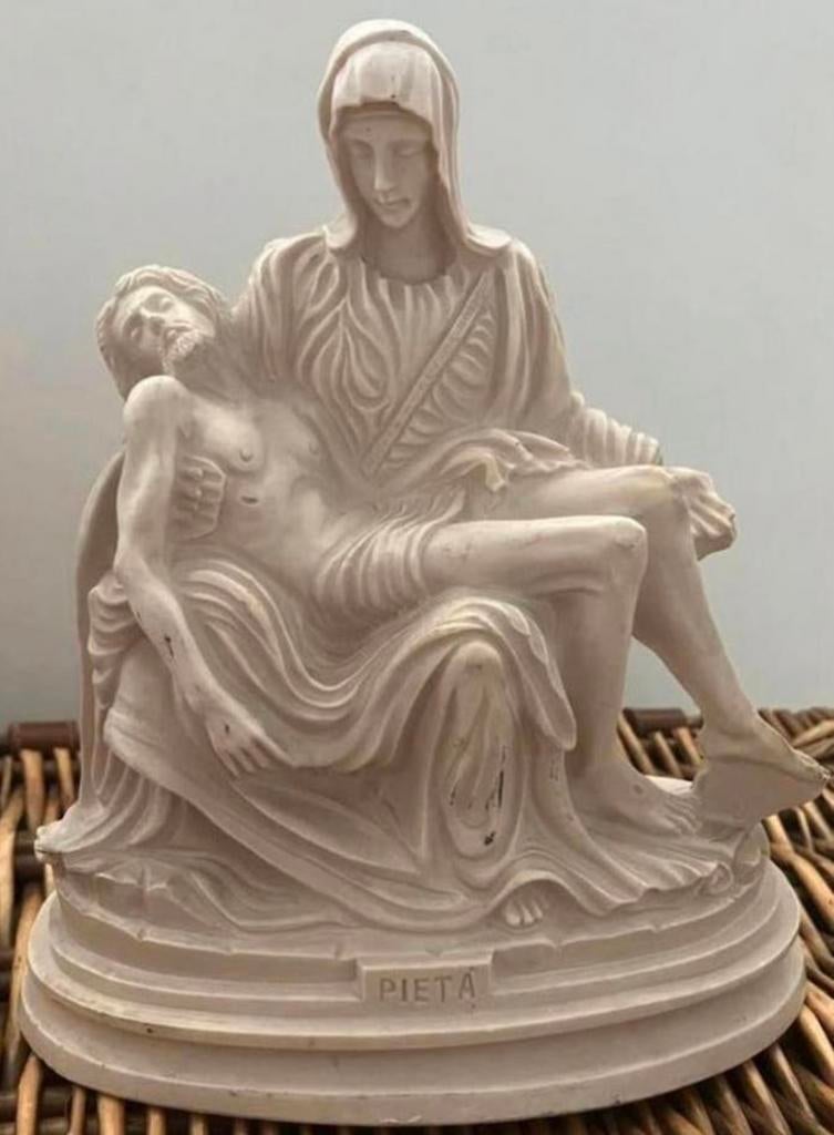 Piëta erg mooi ,geheel intact,van A.Giannetti uit Italië, Antiek en Kunst, Ophalen of Verzenden