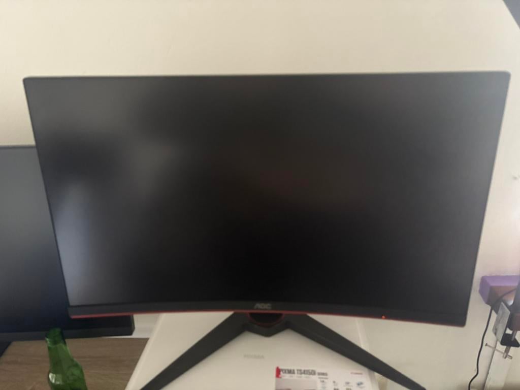 aoc c24g1 curved, Computers en Software, Monitoren, Ophalen, Zo goed als nieuw, 60 Hz of minder, Curved