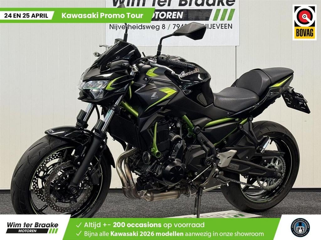 Kawasaki Z 650 ABS (bj 2022) 5,941 km, 2 cilinders, 649 cc, Bedrijf, Onbekend