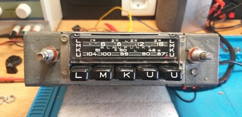 Blaupunkt Frankfurt eind 60er jaren autoradio, Verzenden, Gebruikt