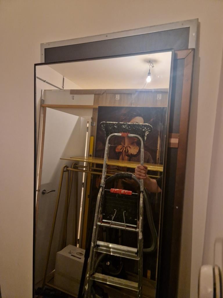 3 Grote Spiegels (200x60cm) uit Kledingwinkel - Topkwaliteit, Gebruikt, 200 cm of meer, Ophalen of Verzenden, Rechthoekig