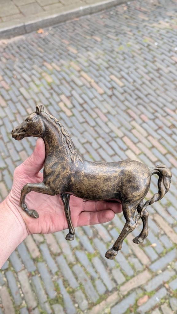 bronzen paard met mooie patina, Ophalen of Verzenden