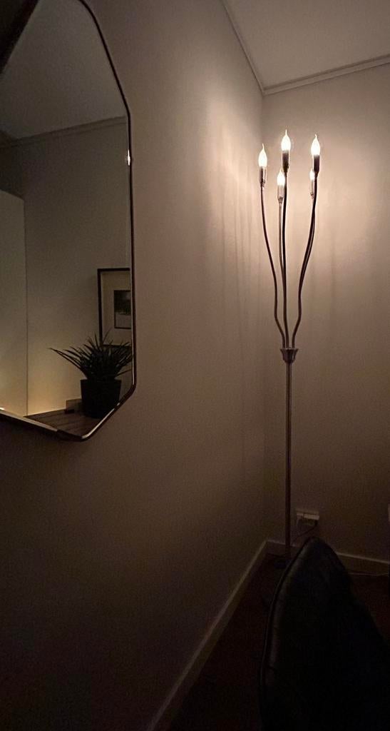 Mooie staande lamp met dimmer., Ophalen, Zo goed als nieuw, Minder dan 100 cm