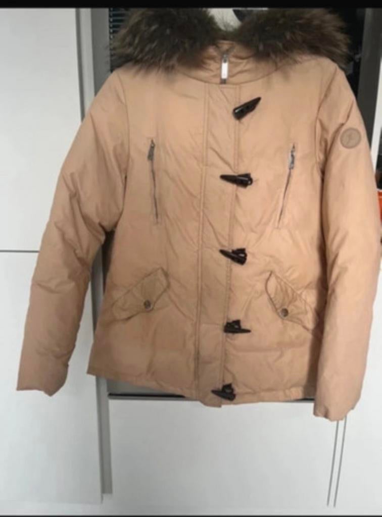 Jacky winterjas dames maat L, Ophalen of Verzenden, Gedragen, Maat 42/44 (L), Beige