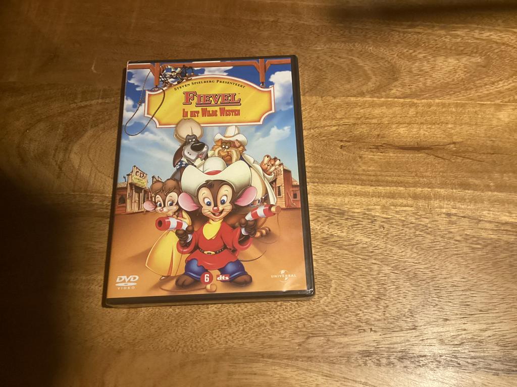DVD Fievel in het wilde westen, Avontuur, Gebruikt, Ophalen of Verzenden, Vanaf 6 jaar