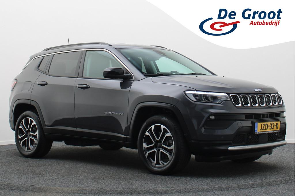 Jeep Compass 4xe 190 Plug-in Hybrid Electric Night Eagle 360, Automaat, Leder en Stof, Bedrijf, Vierwielaandrijving
