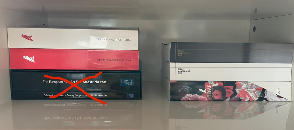 Tefaf Maastricht Art Fair Catalogus meerdere jaren, Verzenden