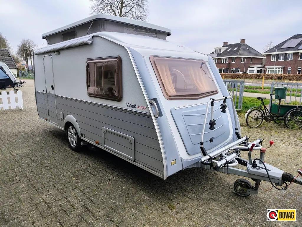 KIP caravan  super compleet, Caravans en Kamperen, Caravans, 70 kg, Rondzit, Kip, Tot en met 2