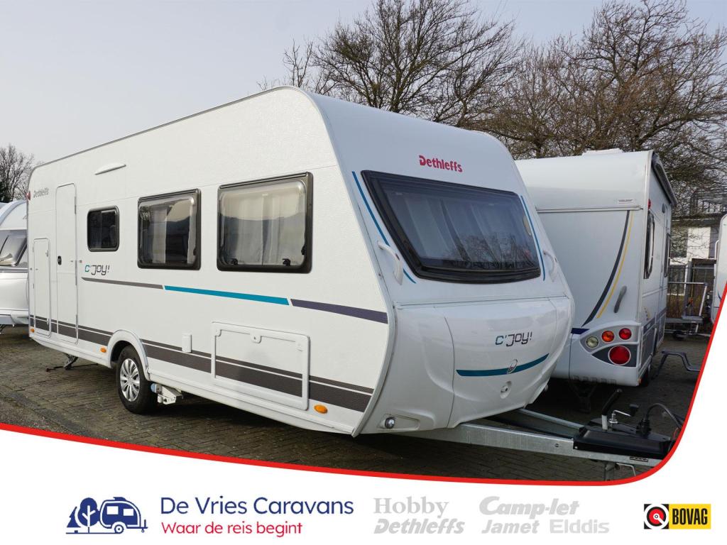 Dethleffs C'Joy 480 QLK stapelbed,lichtgewicht, Standaardzit, Bedrijf, Schokbreker, Dethleffs